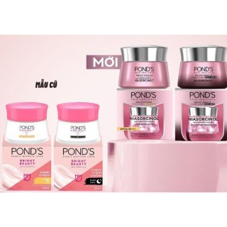 Bộ Đôi Kem Dưỡng Da Ngày Và Đêm Trắng Hồng Rạng Rỡ Ponds White Beauty (30g) 1