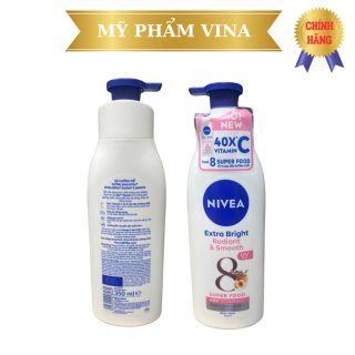 Sữa Dưỡng Thể Nivea Dưỡng Da Ban Đêm Extra White Radiant & Smooth 350ml 2