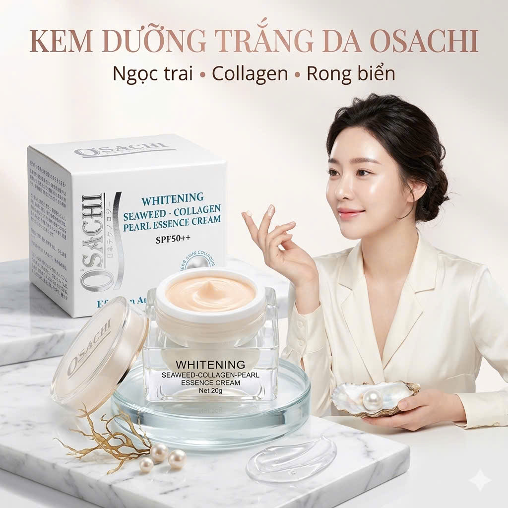 Kem Osachi Ngọc Trai Dưỡng Trắng Da 20gr