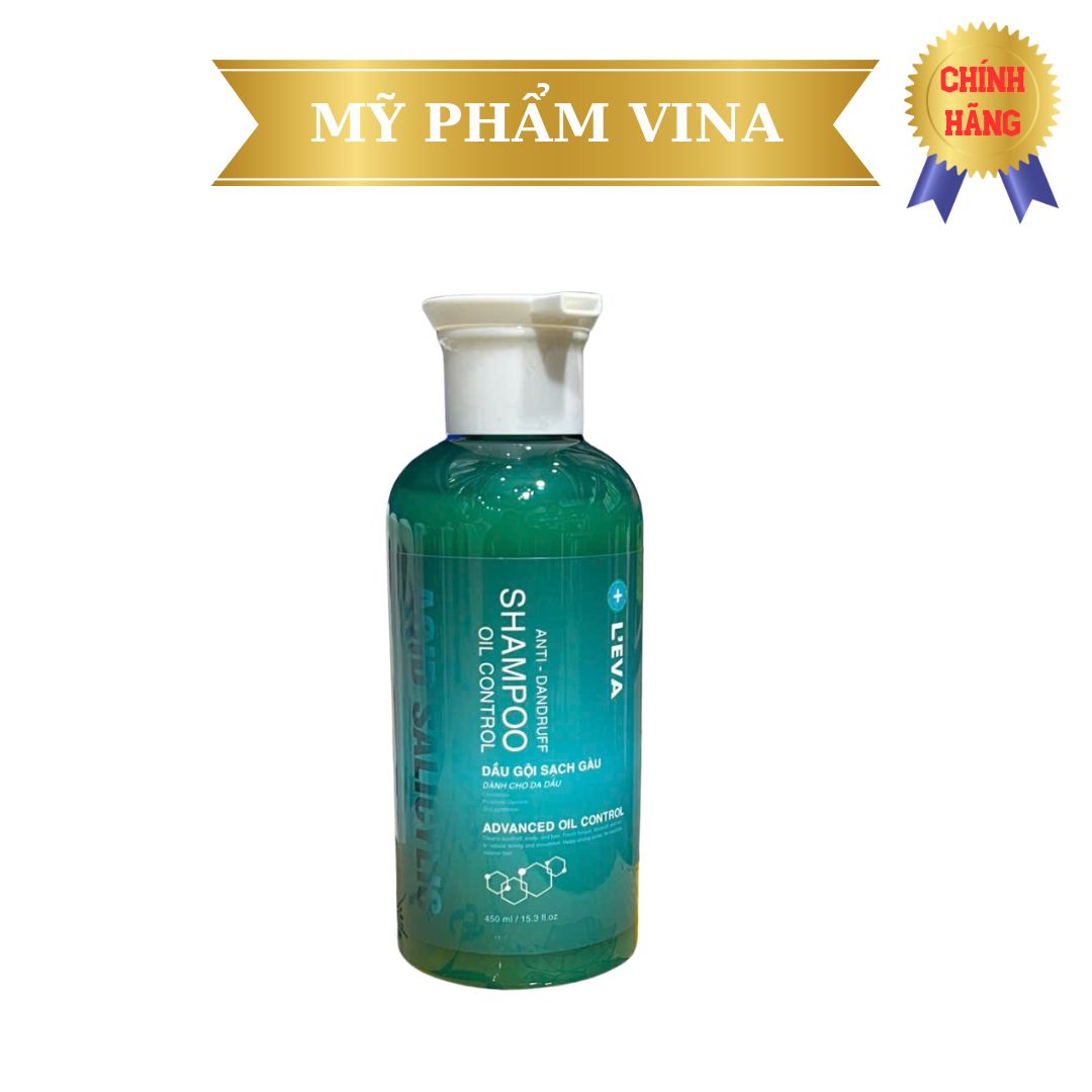 Dầu gội Leva Anti Dandruff giảm gàu nấm ngứa cho da dầu 450ml (DA DẦU)