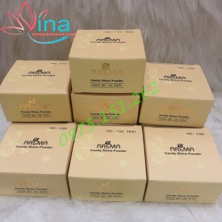 Phấn phủ bột kiềm dầu Aroma Candy Shine Powder Hàn Quốc 10g 1