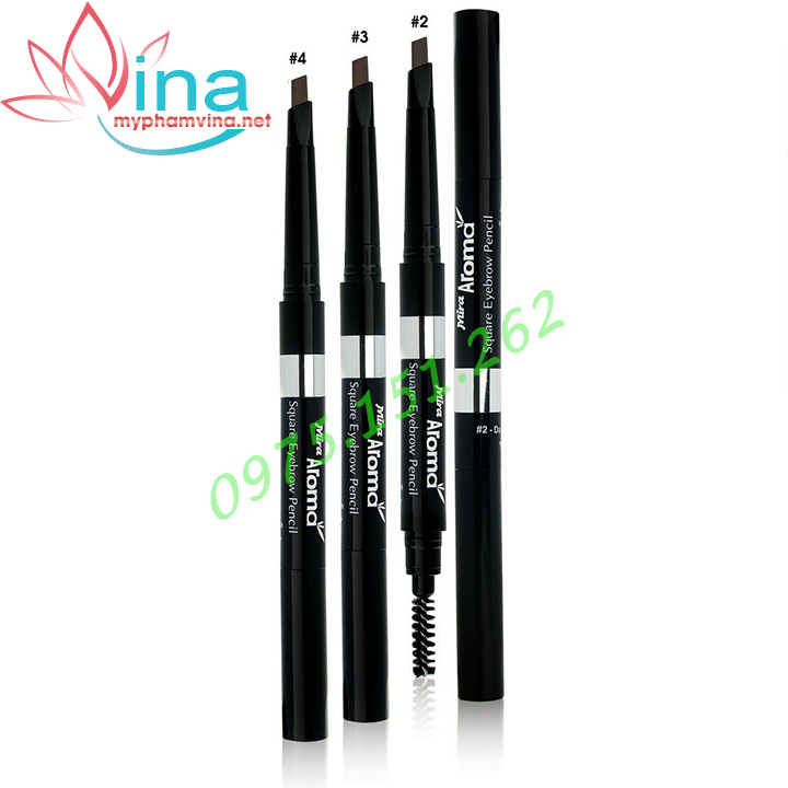 Chì mày định hình Mira Aroma Square Eyebrow Pencil 2