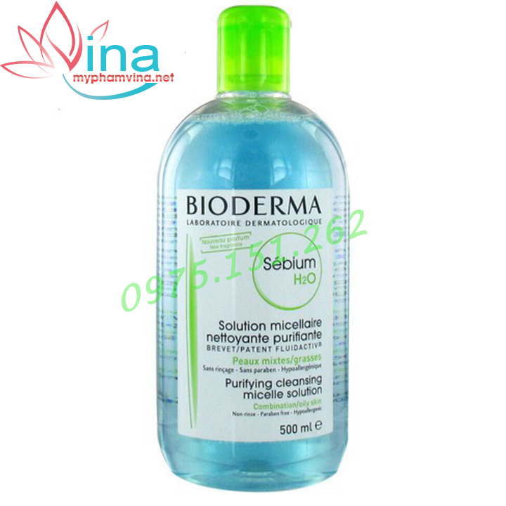 NƯỚC TẨY TRANG BIODERMA XANH 500ML 1
