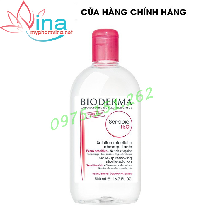 Nước Tẩy Trang Bioderma Sensibio H2O Dành Cho Da Nhạy Cảm 500ml 1