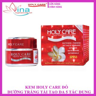 KEM HOLY CARE DƯỠNG TRẮNG TÁI TẠO DA 5 TÁC DỤNG (ĐỎ) 20gr 2