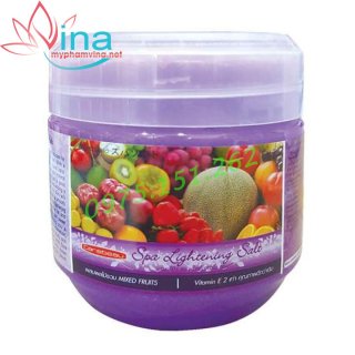 Tẩy Tế Bào Chết Dưỡng Trắng Da Carebeau Spa Lightening Salt Hương Trái Cây 700gr 2