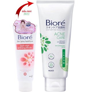 Sữa rửa mặt Biore Kháng Khuẩn Sạch Mụn 100ml 2