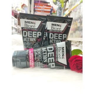 SỮA RỬA MẶT SẠCH NHỜN VÀ MỤN ĐẦU ĐEN MEN BIORE DEEP ACTION 100G 1