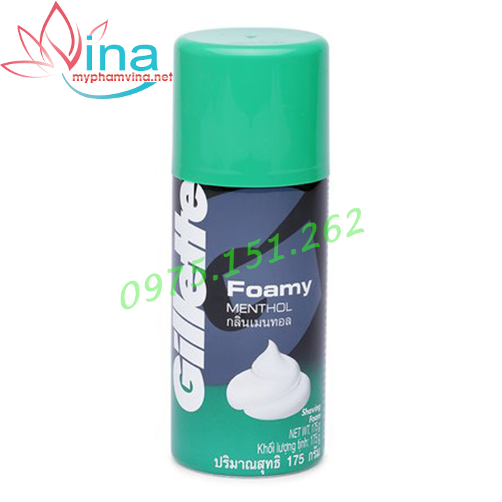 Bọt cạo râu Gillette Bạc Hà 175g 2