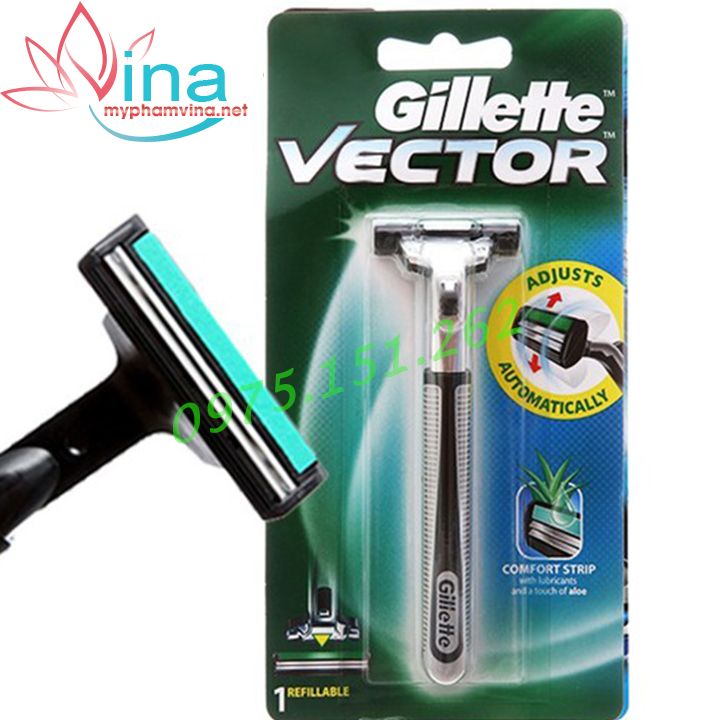 Dao cạo râu Gillette Vector lưỡi kép 2