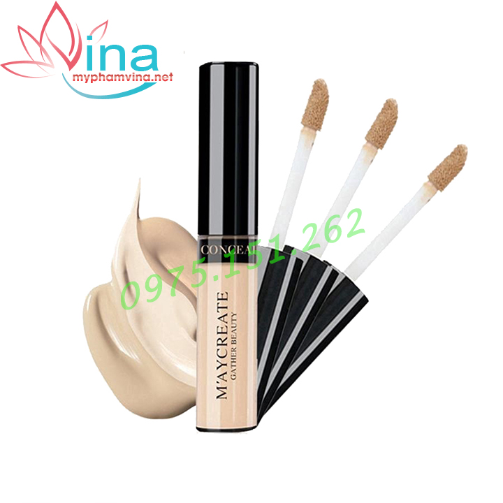 Kem che khuyết điểm The Saem Cover Perfection Tip Concealer (6.5g) #01 2