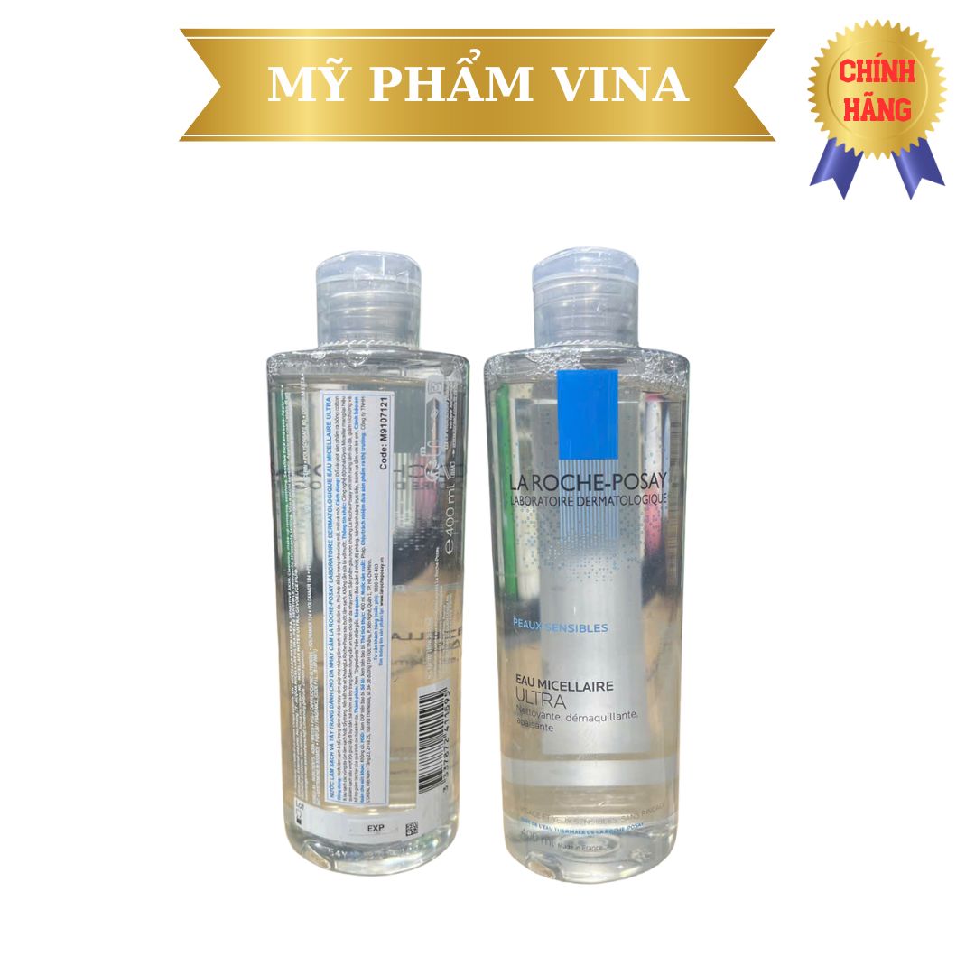 Nước Tẩy Trang La Roche-Posay Micellar Water Ultra Sensitive Skin Làm Sạch Sâu Cho Da Nhạy Cảm 400ml 2