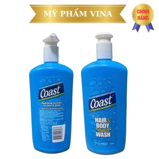 Tắm Gội Coast HAIR & BODY WASH Của Mỹ 946ml 2