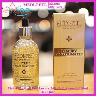 Tinh Chất Ngăn Ngừa Lão Hóa Medi Peel Luxury 24K Gold Ampoule 100ml 2