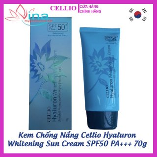 KEM CHỐNG NẮNG CELLIO Hyaluron Whitening Sun Cream SPF 50PA+ 70ML 2