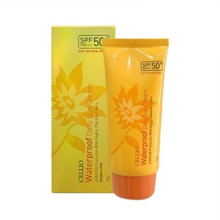 Kem Chống Nắng Cellio Snail Whitening Sun Cream SPF 50+ PA+++ 70ml (màu vàng) 2
