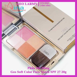 Phấn Má Hồng Geo Soft Color Face Touch Spf27 20g 2
